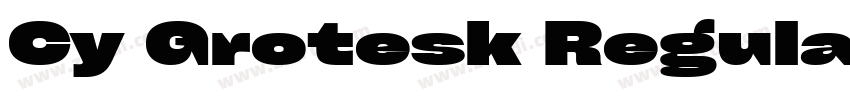 Cy Grotesk Regular字体转换 Cy Grotesk Regular字体转换